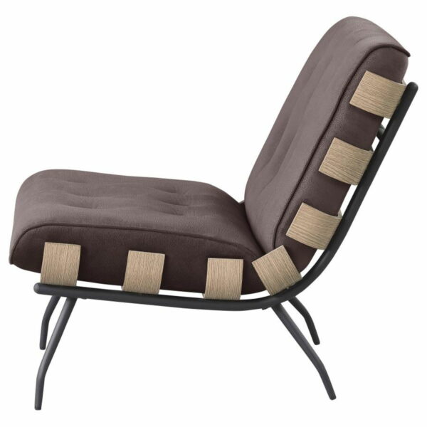 Aloma - Upholstered Tufted Armless Accent Chair - Image 5
