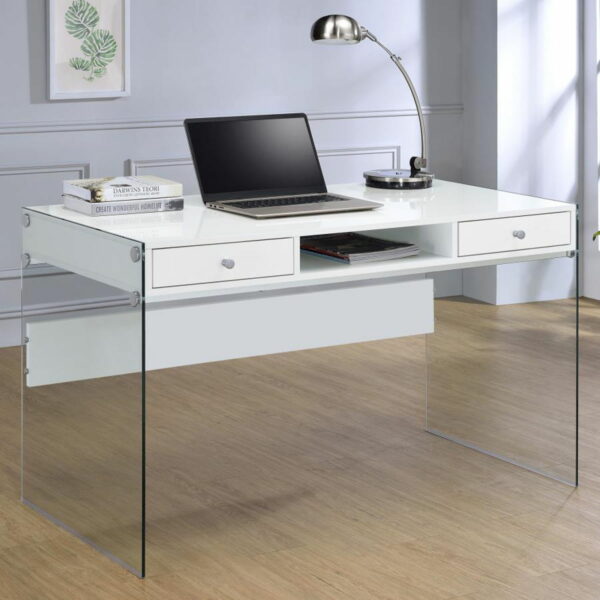 Dobrev - 2-Drawer Writing Desk - Image 6