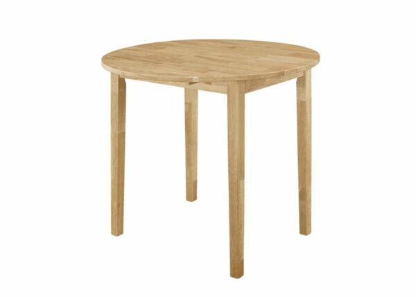 Bucknell - 3 Piece Round Drop Leaf Dining Table Set - Image 4