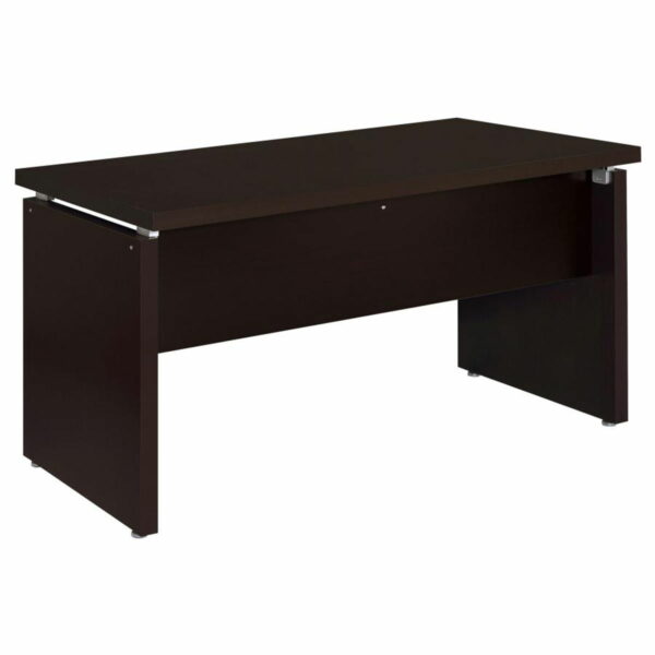 Skylar - L-Shape Desk With Mobile File Cabinet - Cappuccino - Image 2