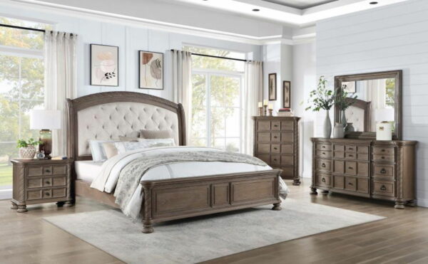 Emmett - Wood Sleigh Bed - Image 8