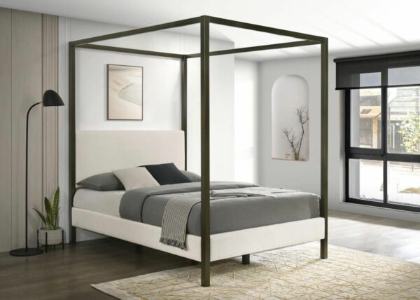 Monroe - Upholstered Canopy Bed - Image 3