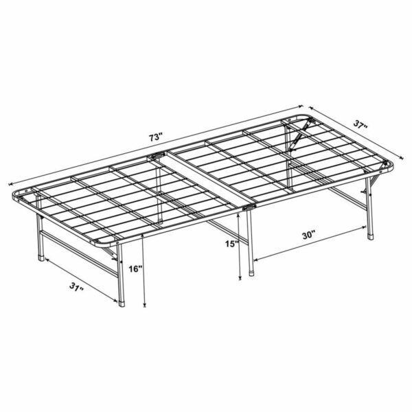 Mabel - Metal Support Platform Bed - Image 9