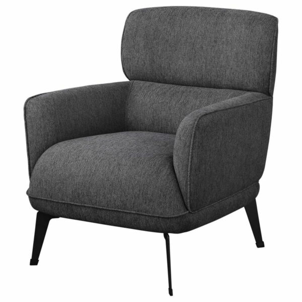 Andrea - Upholstered Crecent Arm Accent Chair - Image 9