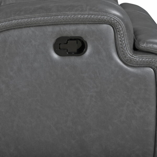 Titan - Sofa With Dual Recliner - Gray - Image 4