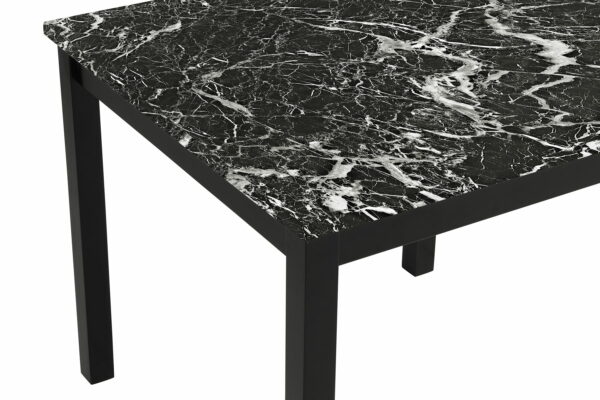 Lennon - 5 Piece Counter Height Set - All Black - Image 4