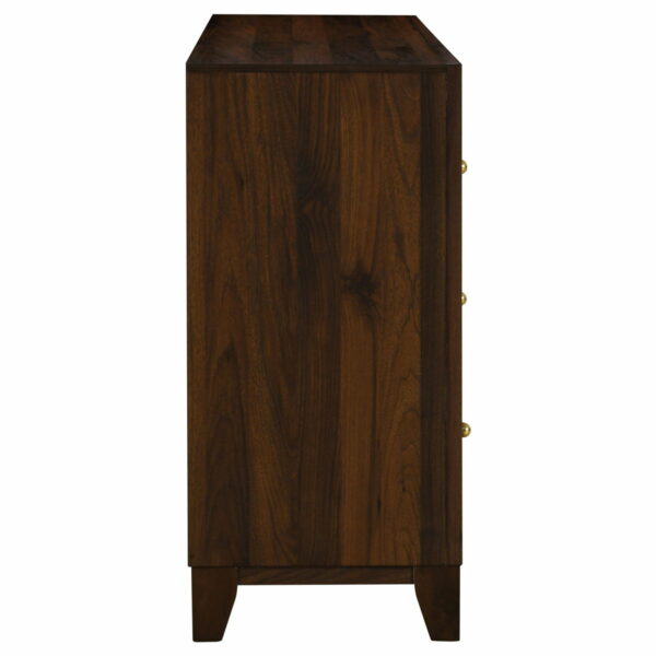 Welsley - 6-Drawer Dresser Cabinet - Walnut - Image 13