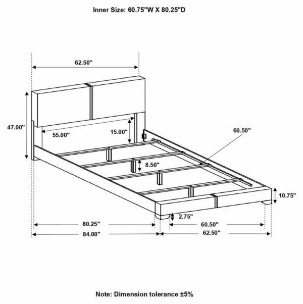 Conner - Upholstered Panel Bed - Image 19