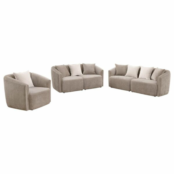 Townsend - Chenille Upholstered Sofa Set - Image 15