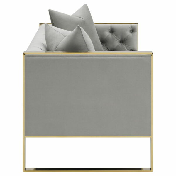 Eastbrook - Velvet Upholstered Tufted Sofa Set - Image 11