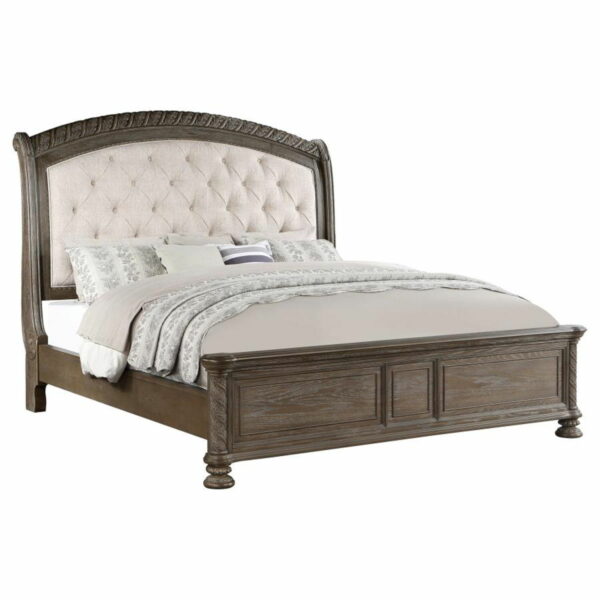 Emmett - Wood Sleigh Bed - Image 4