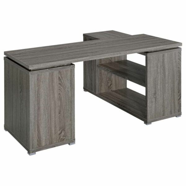Yvette - 3-Drawer L-Shape Computer Desk - Image 16