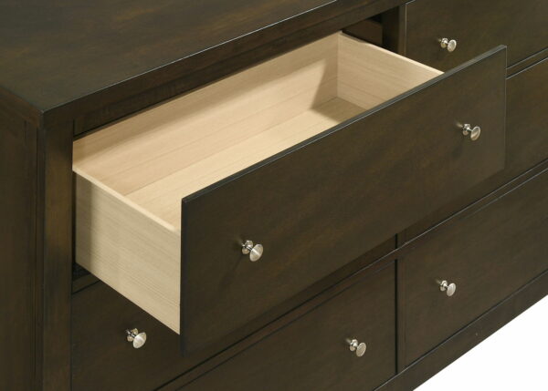 Wilkes - 6-Drawer Dresser And Mirror - Dark Cocoa - Image 11