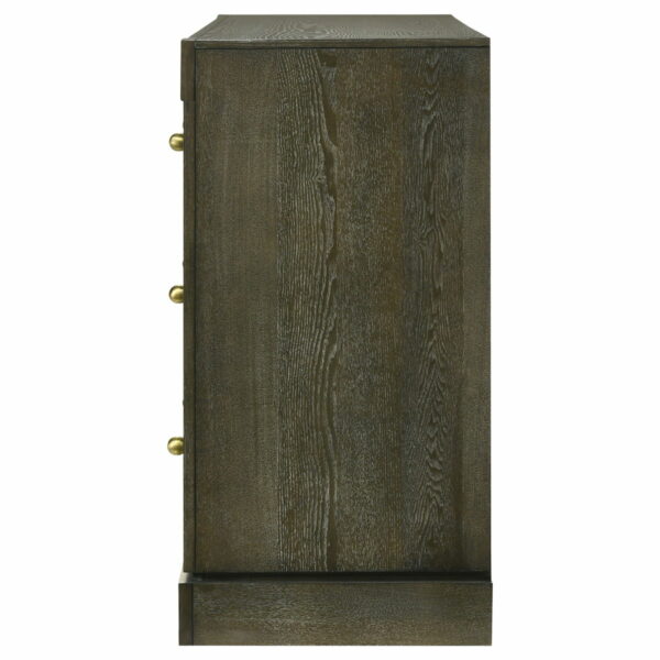 Gran Park - 6-Drawer Dresser Cabinet - Dark Cocoa - Image 4