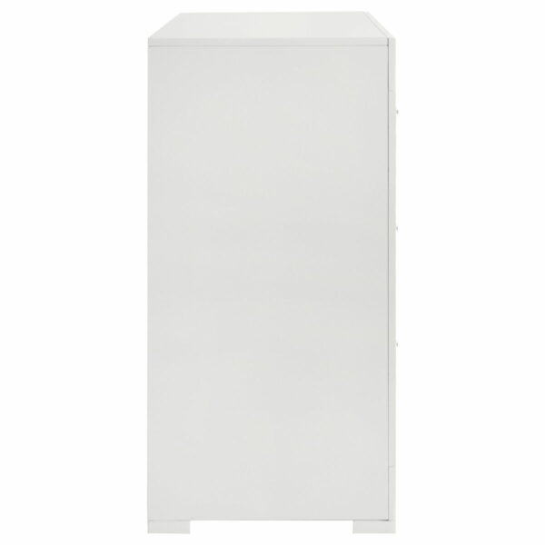 Ives - 6-Drawer Dresser Cabinet - White High Gloss - Image 12