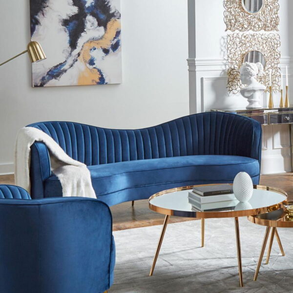 Sophia - Upholstered Channel Tufted Sofa - Image 11