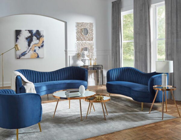 Sophia - Upholstered Channel Tufted Barrel Accent Chair - Image 19