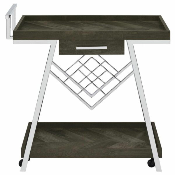 Kinney - 1-Drawer Engineered Wood Bar Cart - Image 19
