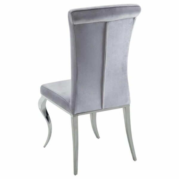 Marilyn - Rectangular Mirrored Dining Table Set - Image 4