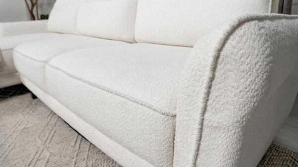 Caspian - Upholstered Curved Arm Chaise Sectional Sofa - Image 4
