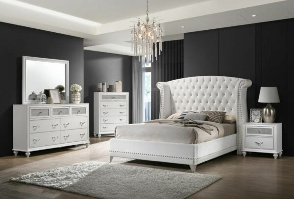 Barzini - Upholstered Wingback Bed - Image 20