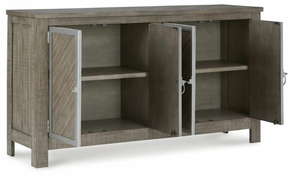 Krystanza - Weathered Gray - Dining Room Server - Image 4