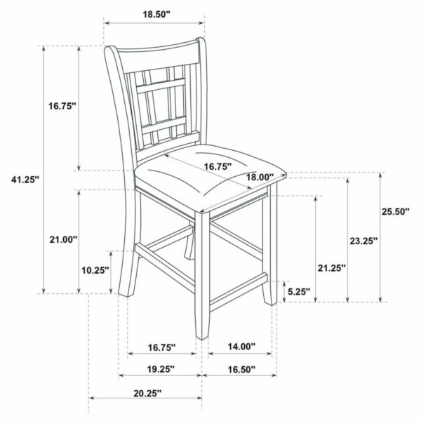 Lavon - Oval Counter Height Dining Set - Image 8