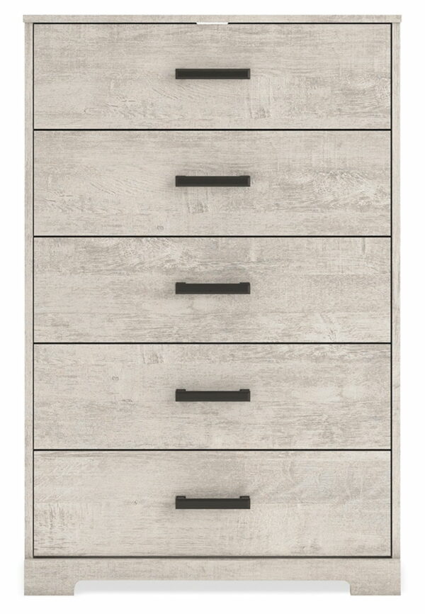 Shawburn - Whitewash - Five Drawer Chest - Image 10