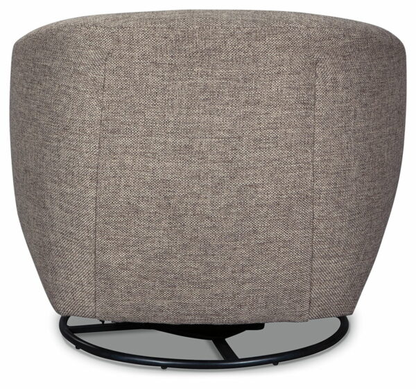 Upshur - Taupe - Swivel Glider Accent Chair - Image 7