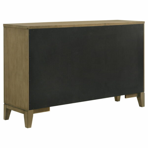 Granada - 8-Drawer Dresser Cabinet - Natural Pine - Image 4