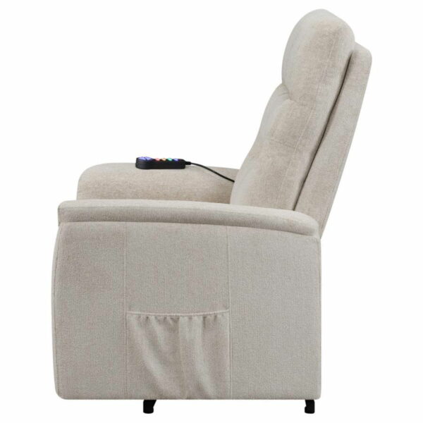 Henrietta - Upholstered Power Lift Massage Chair - Image 22