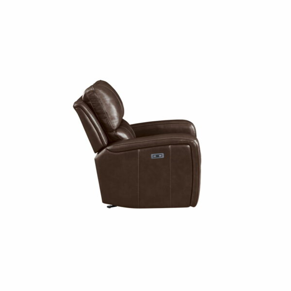 Linton - Leather Glider Recliner With Power Footrest - Image 6