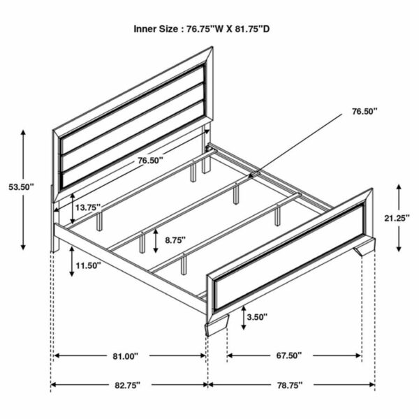 Kauffman - Transitional Panel Bed Bedroom Set - Image 71