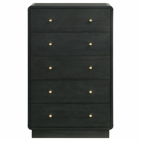 Cavelle - 5-Drawer Chest Of Drawers - Black - Image 9