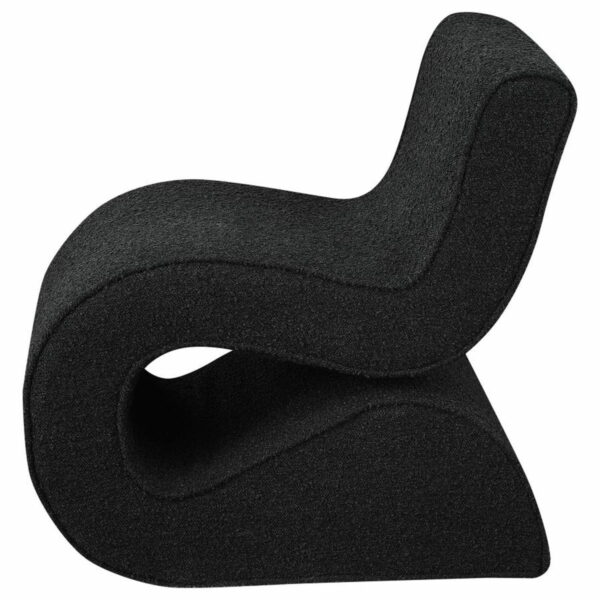 Ronea - Boucle Upholstered Armless Curved Chair - Image 5