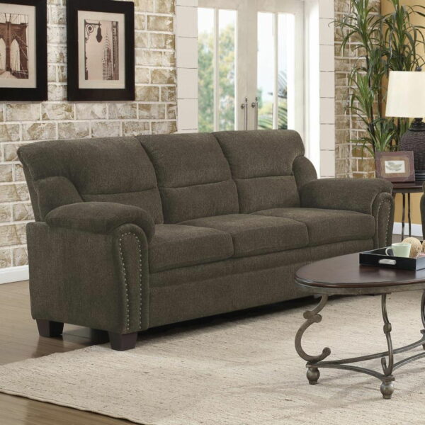Clementine - Upholstered Padded Arm Sofa - Image 4