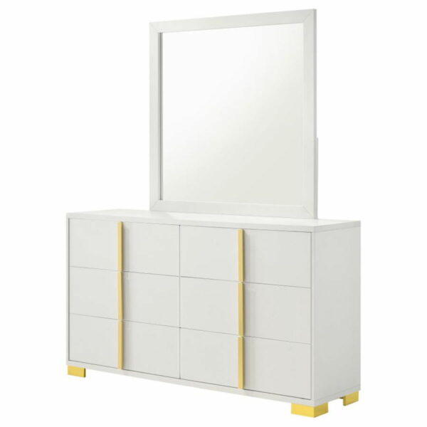Marceline - 6-Drawer Dresser With Mirror - Image 25