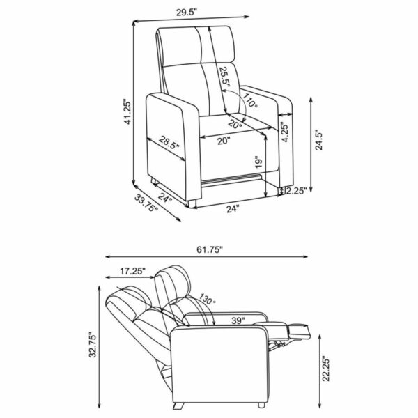 Toohey - Upholstered Tufted Recliner Living Room Set - Image 20