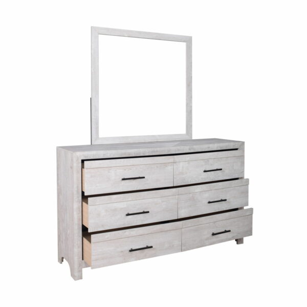 Biscayne - Dresser & Mirror - Gray - Image 5