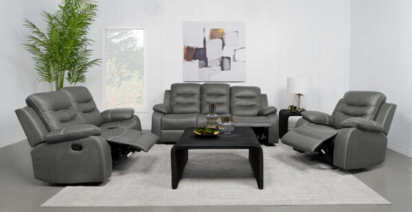 Nova - Upholstered Padded Arm Sofa Set - Image 10