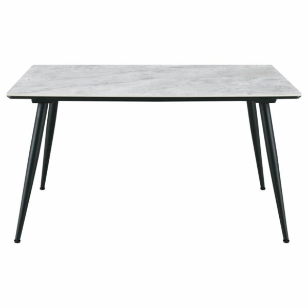 Dennison - 5 Piece Rectangular Dining Table Set - Gray - Image 5