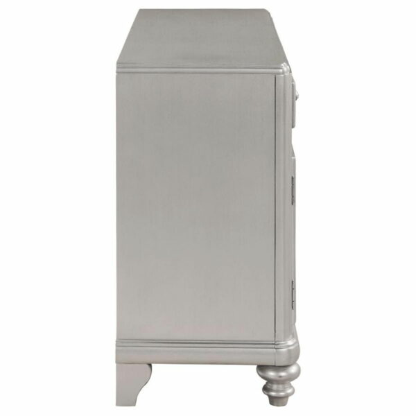 Bling Game - Dining Sideboard Buffet Cabinet - Metallic Platinum - Image 12