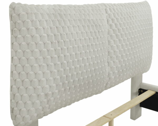 Violet - King Bed - White Dove - Image 3