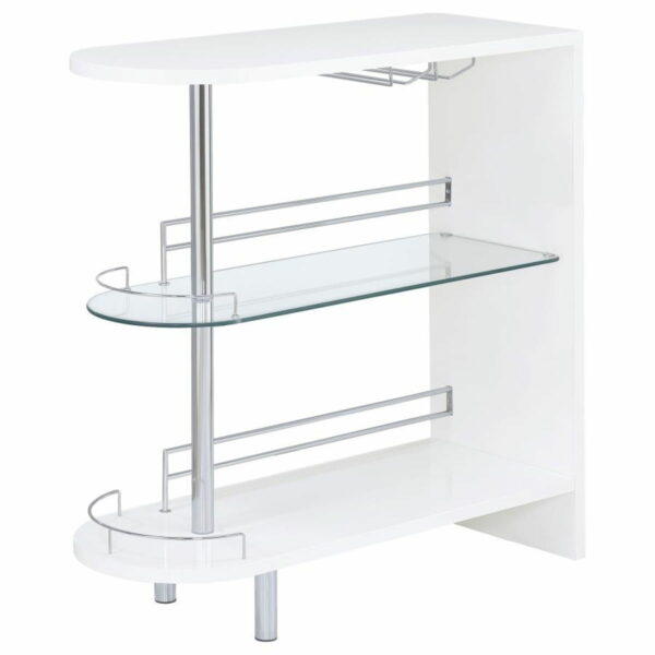 Adolfo - Rectangular 2-Tier Home Bar Table - Image 17