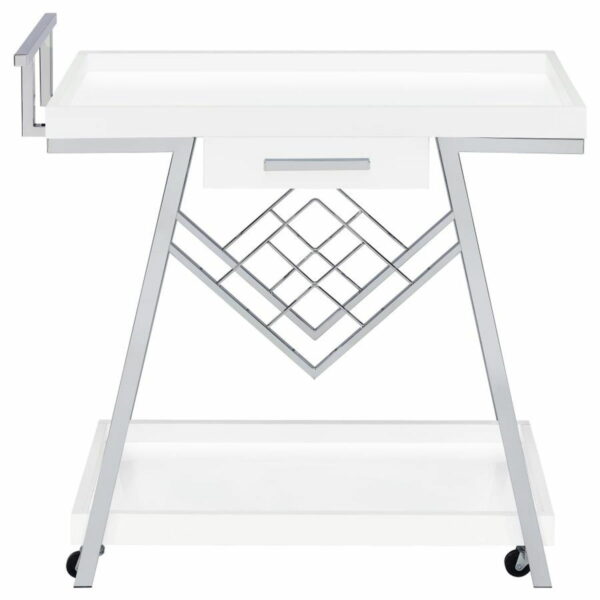 Kinney - 1-Drawer Engineered Wood Bar Cart - Image 10