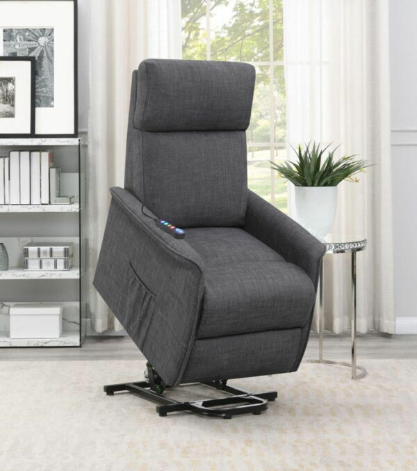 Herrera - Upholstered Power Lift Massage Chair - Image 11