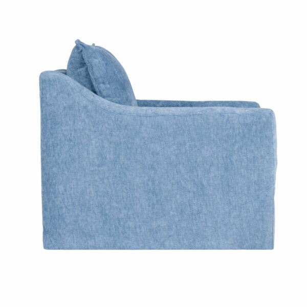 Sylvie - Swivel Chair - Blue Slate - Image 5