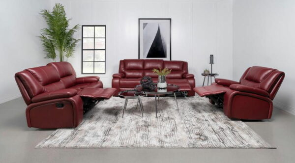 Camila - Upholstered Reclining Sofa Set - Image 7