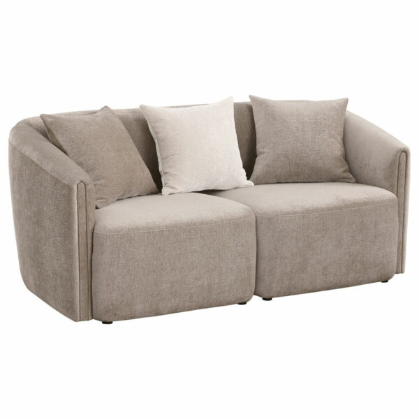 Townsend - Chenille Upholstered Sofa Set - Image 3