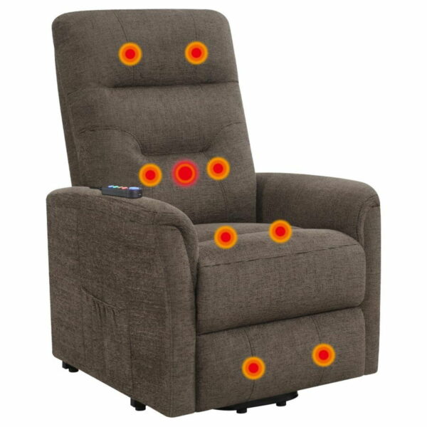 Henrietta - Upholstered Power Lift Massage Chair - Image 24